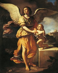 守護天使 作： Guercino