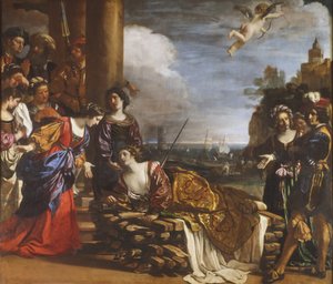 ディドの死 作： Guercino