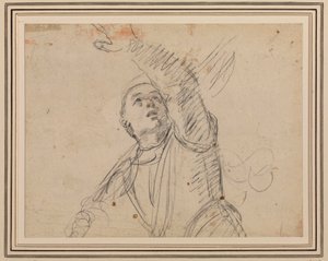 Guercino - 兵士、An.カラッチの『復活』、メゾン＝ラフィット、RCIN 902599 作： グエルチーノ