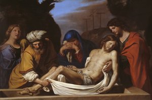 墓、1656年頃 作： Guercino
