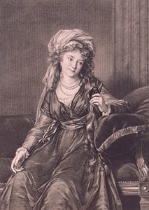 エカテリーナ・スカヴロンスカヤ伯爵夫人の肖像、ニー・フォン・エンゲルハルト 1761-1829、1791 作： Guglielmo Morghen