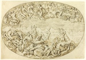巨人の凋落 作： Guglielmo della Porta