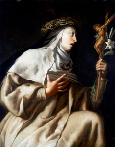十字架の前のアビラの聖テレサ、c1621-1663