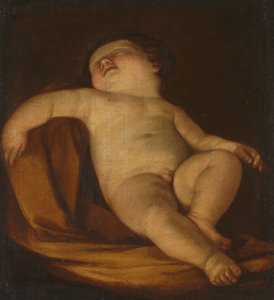 スリーピングプット 作： Guido Reni (copy after)