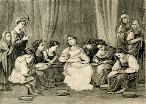 聖母の思春期、グイド・レニ作（1575-1642）、聖なる家の聖域、ロレート、マルケ、イタリア 作： Guido Reni