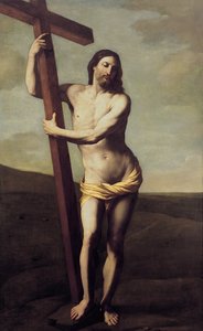 十字架を受け入れるキリスト 作： Guido Reni