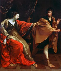 ジョセフとポティファルスの妻、c1626 作： Guido Reni