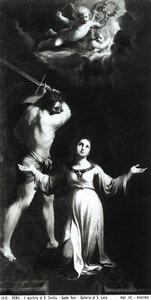 聖セシリアの殉教者、1603年頃 作： Guido Reni