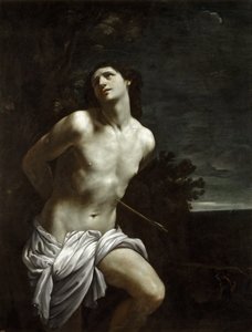 聖セバスチャン、c。 1618年。 作： Guido Reni