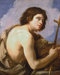 洗礼者聖ヨハネ、c1595-1642 作： Guido Reni