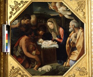 幼子キリストの礼拝 作： Guido Reni