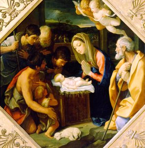 キリストの礼拝、c1640 作： Guido Reni