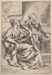 聖家族、ca。 1595-1600。 作： Guido Reni