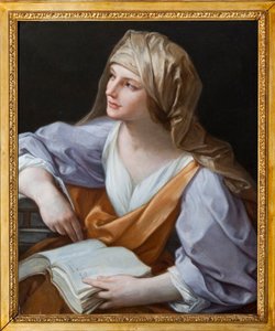 ガイド（1575-1642）と呼ばれるグイド・レーニの「シビルの絵」 マリア・ブリニョーレ・セール（ブリニョーレ・セール）のアパート ガリエラ公爵夫人デ・フェラーリ（1811-1888）の家具は、パリの邸宅「ホテル・マティニョン」のもの。パラッツォ・ロッソ（ゲネス