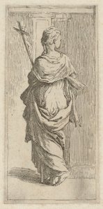 十字架を持つ少女 作： Guido Reni, after Parmigianino