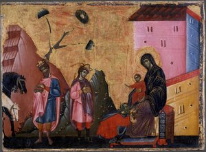 賢者の礼拝c。 1280 作： Guido da Siena