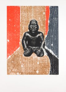 Invisible Room nº10, 2019（木版画、シルクスクリーン）