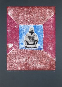 Invisible Room nº2, 2019（木版画、シルクスクリーン）