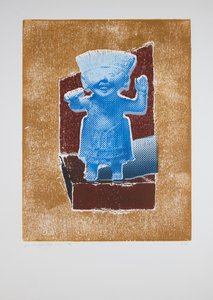 Invisible Room nº4, 2019（木版画、シルクスクリーン）