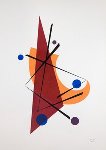 Movement Nº5, 2019（シルクスクリーン） 作： Guilherme Pontes
