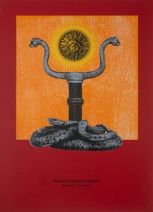 ツァラトゥストラはかく語りき』2024年（木版画とシルクスクリーン）贈り物をする美徳について 作： Guilherme Pontes