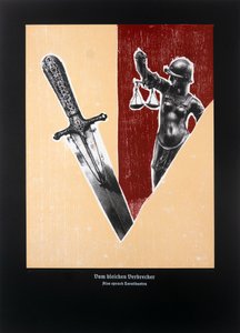 ツァラトゥストラはかく語りき』2023年（木版画とシルクスクリーン） 作： Guilherme Pontes