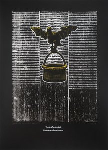 暴徒について、ツァラトゥストラはこう語った、2024年（木版画とシルクスクリーン） 作： ギルヘルム・ポンテス