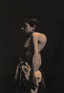 ゆったりとした少年の肖像、1855-57年 作： Guillaume Benjamin Armand Duchenne de Boulogne
