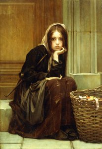 リボンのバスケット、1869 作： Guillaume Charles Brun