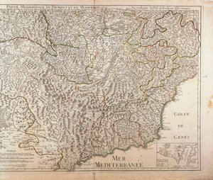 ピエモンテ州南部、モンフェッラート州、リグーリア州西部。Guillaume de l