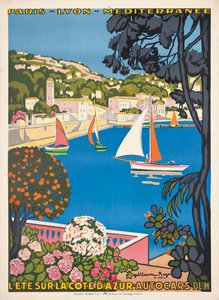 コートダジュールの夏、1926年。 作： Guillaume Georges Roger