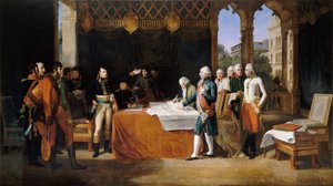 レオーベンの予選、1797年4月17日 作： Guillaume Guillon Lethière