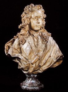 ルイ15世のバスト（1710-74） 作： Guillaume I Coustou