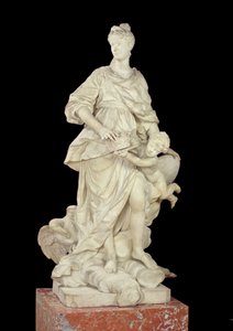 ジュノとしてのマリー・レシュチンスカ（1703-68）、1731年（大理石）