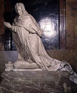 ギヨーム・デュボア枢機卿（1656-1723）の墓 1705年（大理石