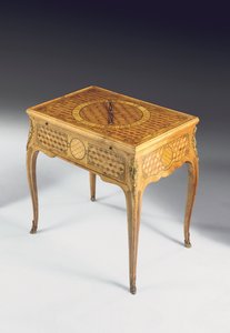 19世紀のサボを備えたゲームテーブル