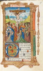 ローマ版時祷書：55r.磔刑像 作： Guillaume Le Rouge