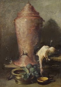 噴水のある静物、1894 作： Guillaume Romain Fouace