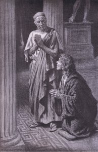 The philosopher and his friend at Prayer, Bibbys Annual 作： Gunning (after) King