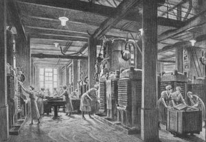 現代の油糧種子破砕プラント、c1918、1918 作： Gunning King