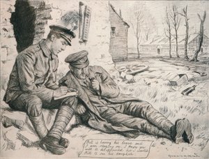 手紙の家、c1917、1918