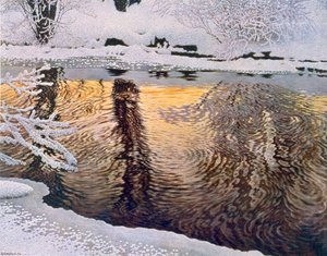 霜 作： Gustaf Edolf Fjaestad