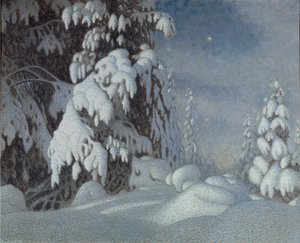 冬の月明かり、1895