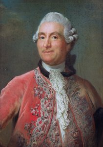シャルルグラビエ（1719-87）ヴェルジェンヌ伯、1771-74（紙にパステル）