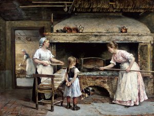 パン屋の中 作： Gustaf Olaf Cederstrom