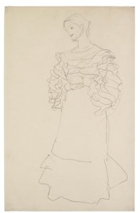 マグダ・モートナー・マークホフ研究の肖像 作： Gustav Klimt