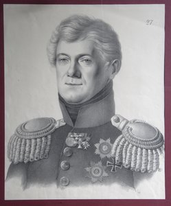 ドミトリ・ウラジミロヴィッチ・ゴリツィン王子の肖像1771-1844、1820年代 作： Gustav Adolf Hippius