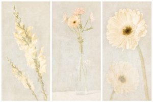色あせた花の三連画 作： 