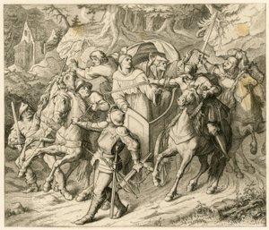 1521年、帰路についたマルティン・ルターが、ベルレプシュとフントによって誘拐された。