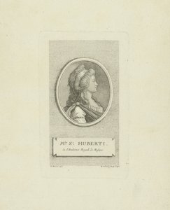 オペラ歌手アントワネット・サン＝ユベルティの肖像 1756-1812年、c. 1790年。 作： Gustav Georg Endner